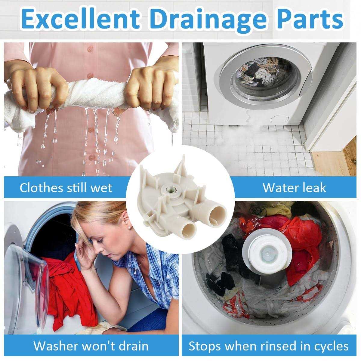 Pokin WASHER WATER DRAIN PUMP PART FOR WHIRLPOOL KENMORE 3363394 - Cheap Fitting