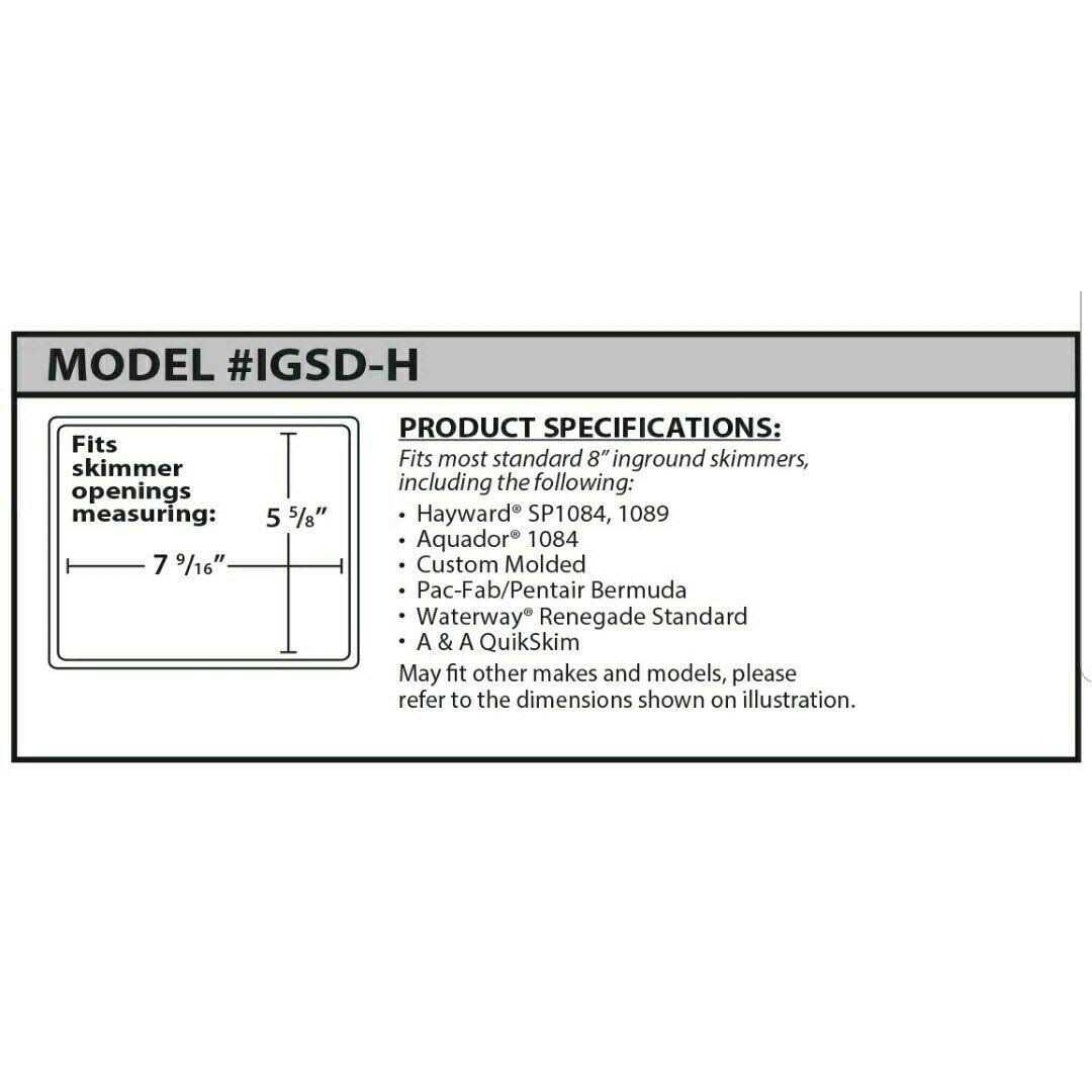 Simpooltec Skimmer Plug IGSD-H - Cheap Fitting