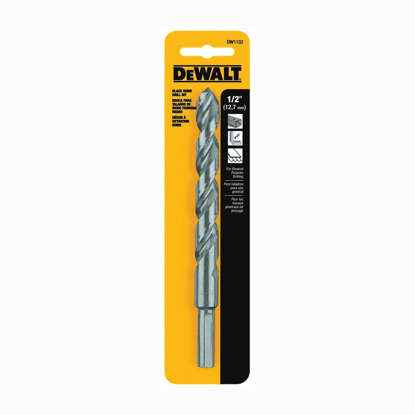 DeWalt DW1132 Black Oxide Drill Bit - Cheap Fitting