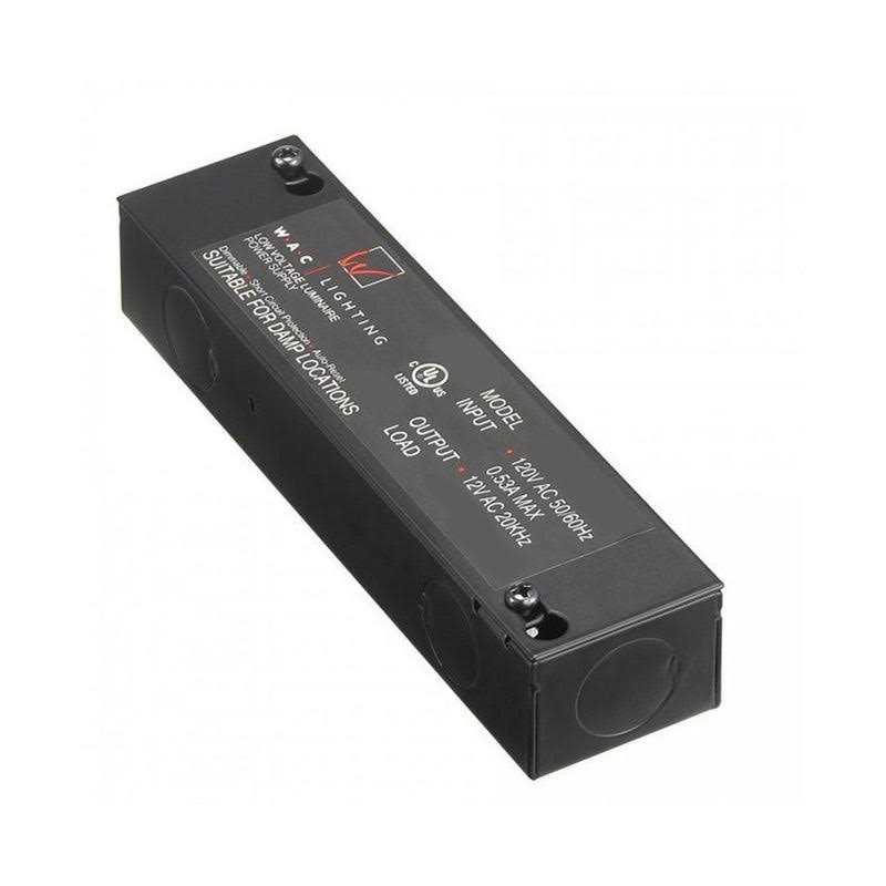 WAC Lighting 24V Enclosed Electronic Transformer EN-2460-RB2 - Cheap Fitting