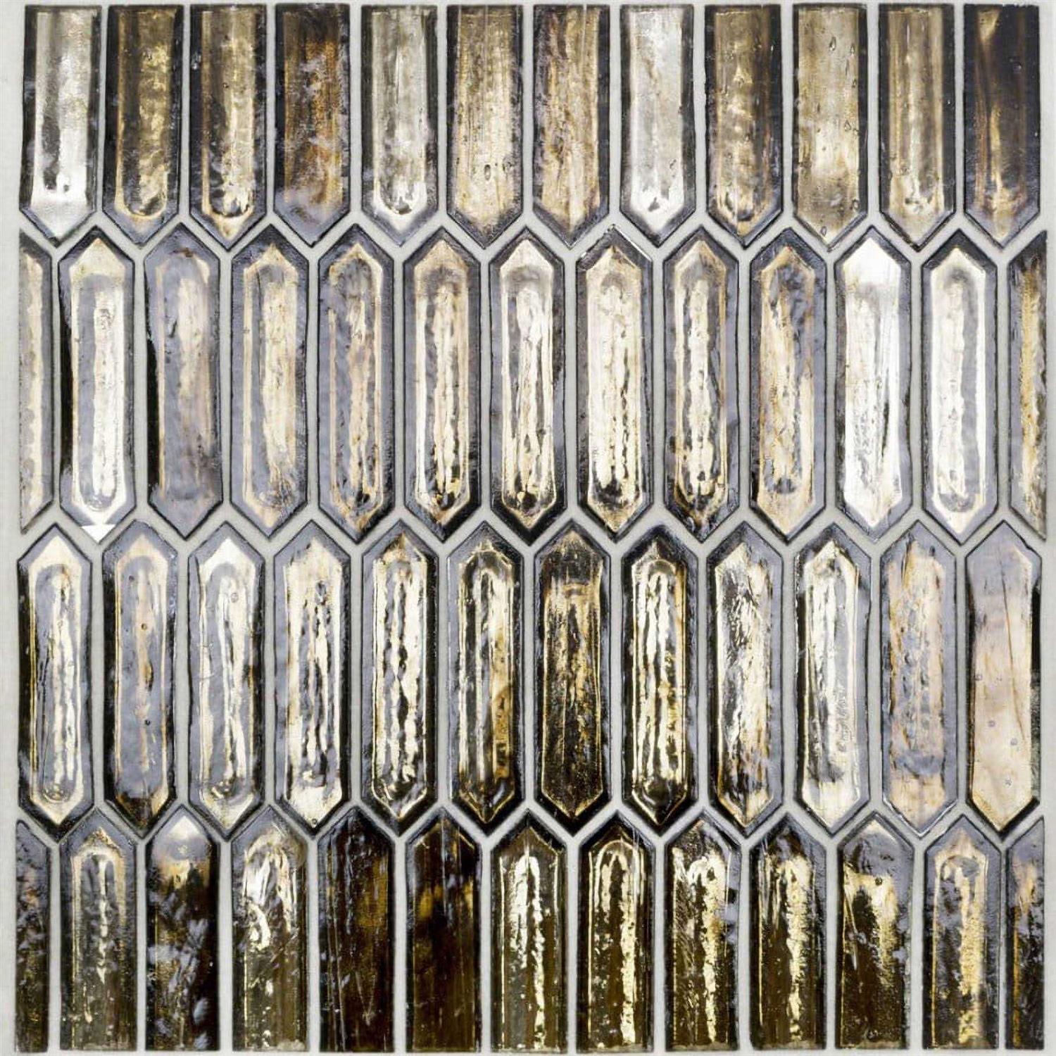 Fargin 1 x 3 Glass Honeycomb Mosaic Tile Ivy Hill Tile - Cheap Fitting