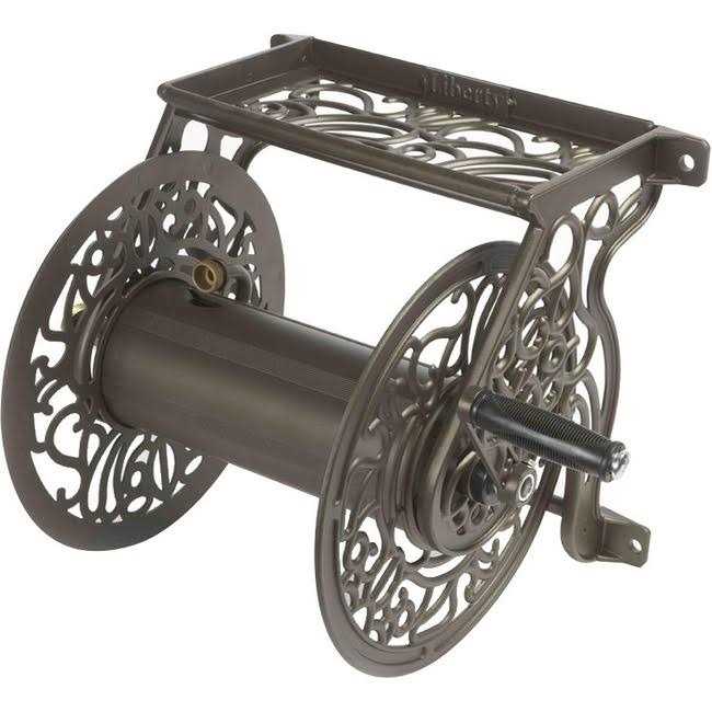 Liberty Garden Decorative Wall Mount Hose Reel - Cheap Fitting