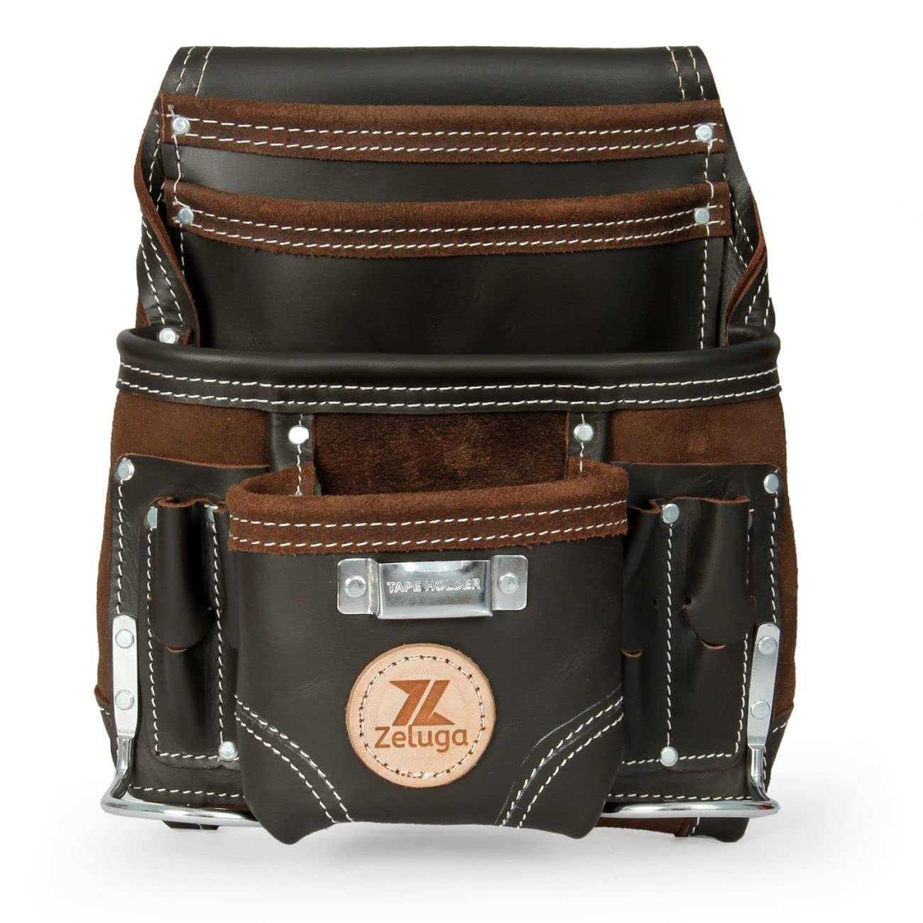Zeluga ZL111TB 10 Pocket Rigger Heavy Duty Leather Tool Bag - Cheap Fitting