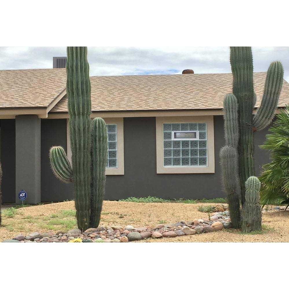 REDI2SET Ice Pattern Frameless Replacement Glass Block Window - Cheap Fitting