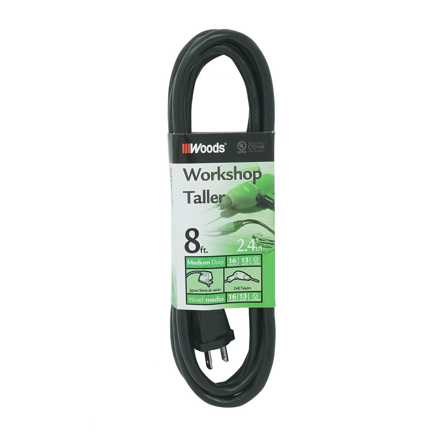 Woods General Purpose Extension Cord 0260 - Cheap Fitting