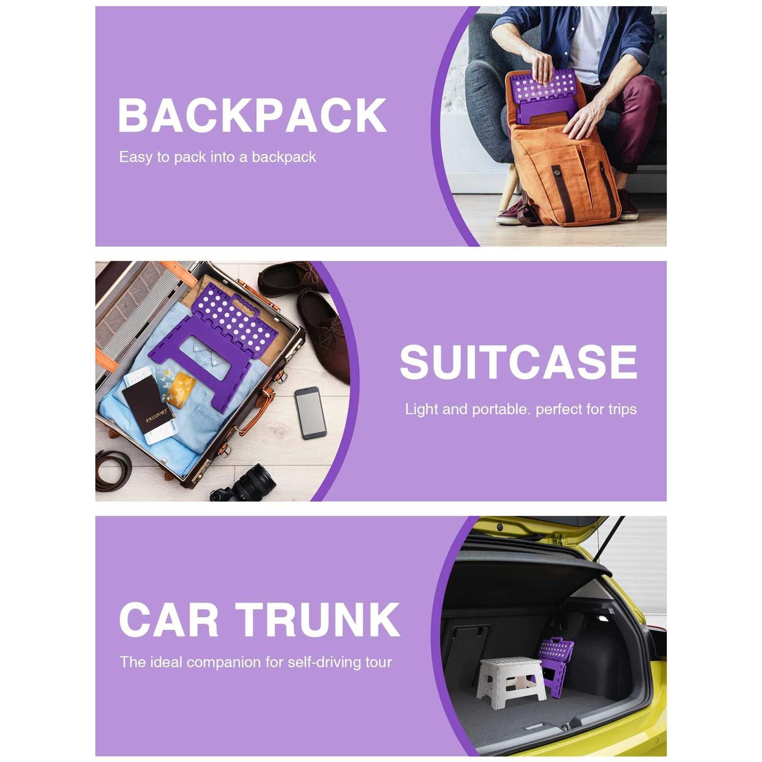 Dyforce Folding Step Stool Durable Kids Step Stool Heavy Duty Step Stools for Adults - Cheap Fitting