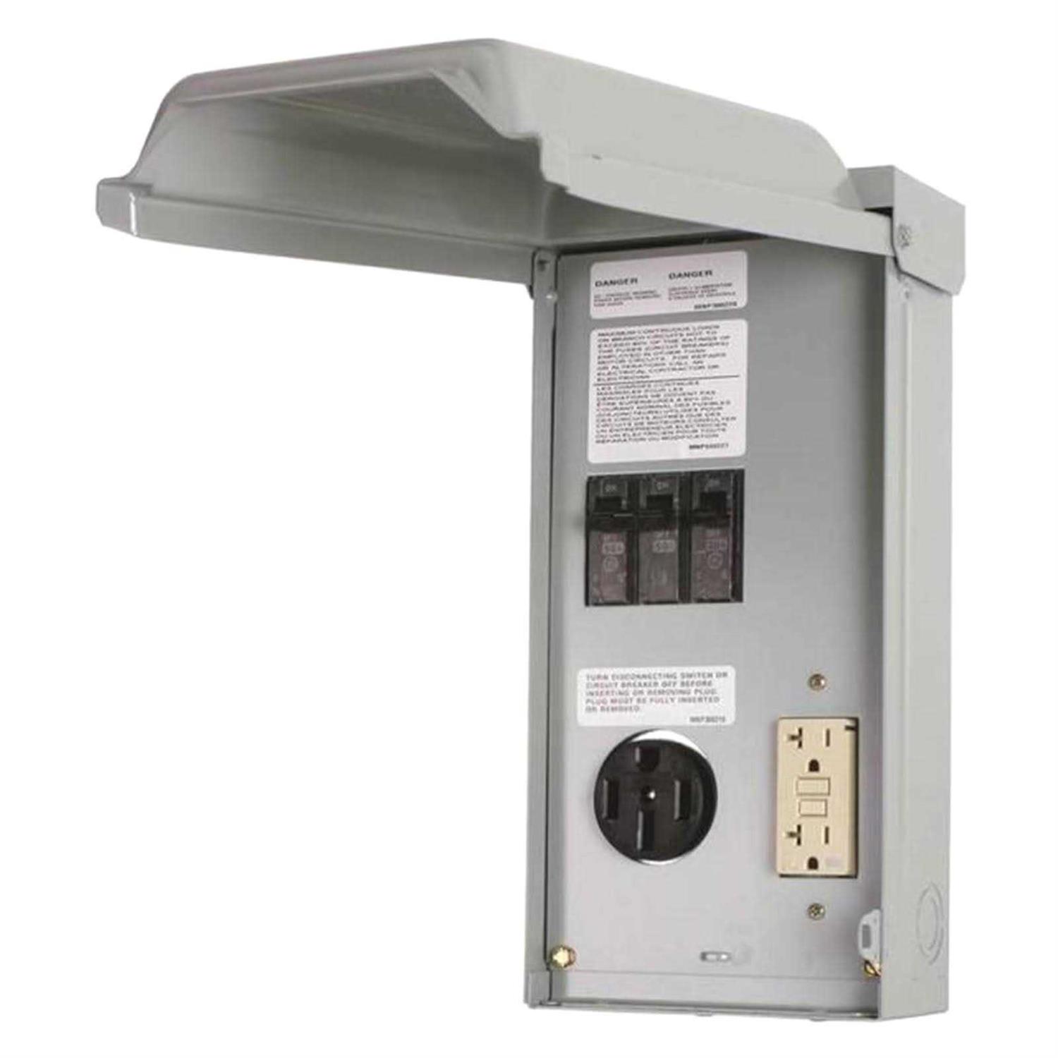 GE GE1LU502SS Unmetered RV Outlet Box - Cheap Fitting