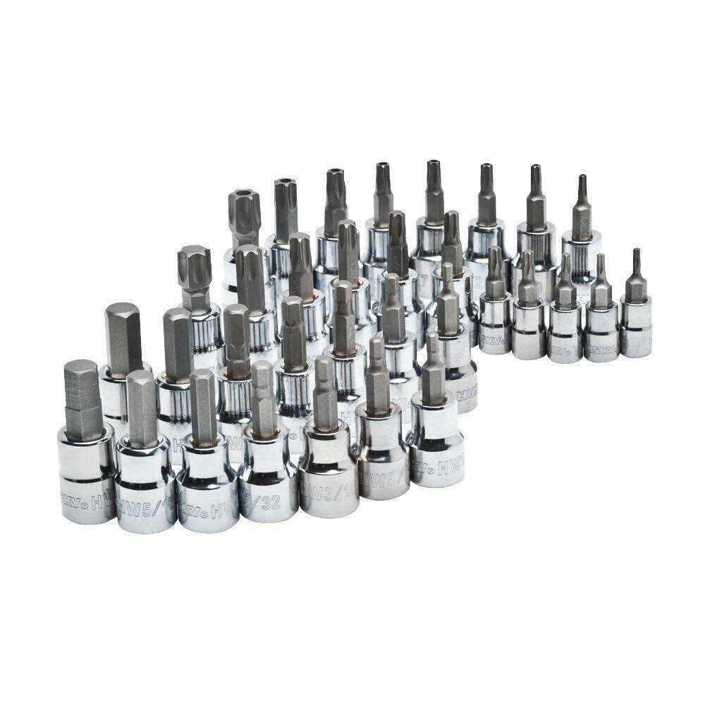 Husky 3/8 in. Drive Master Bit Socket Set H3DBS37PC - Cheap Fitting