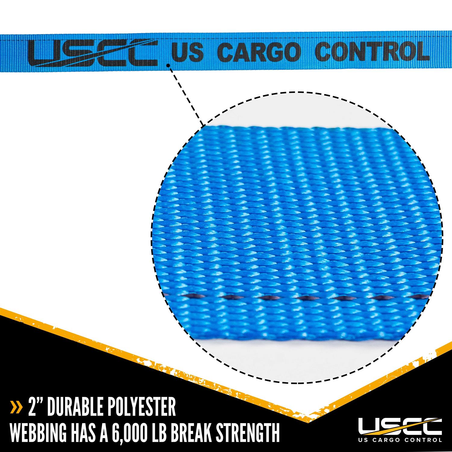 Us Cargo Control 2 Inch x Gray E Track Ratchet Strap - Cheap Fitting