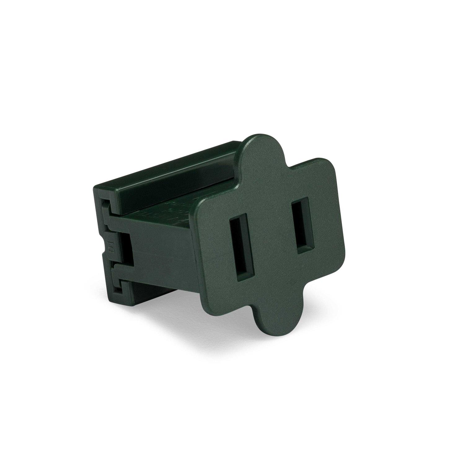 Holiday Lighting Outlet Female Green Slip Plug - Cheap Fitting