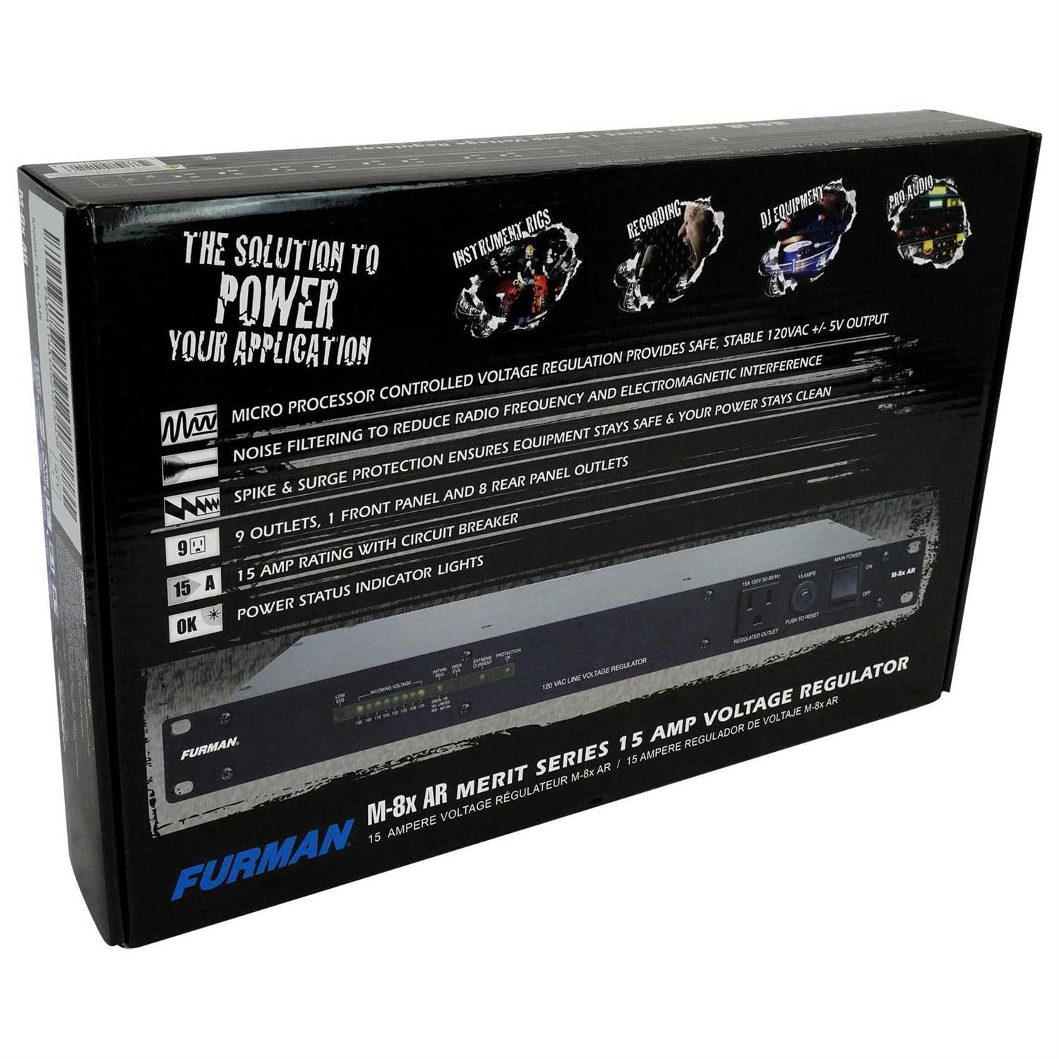 Furman M-8X AR Voltage Regulator - Cheap Fitting