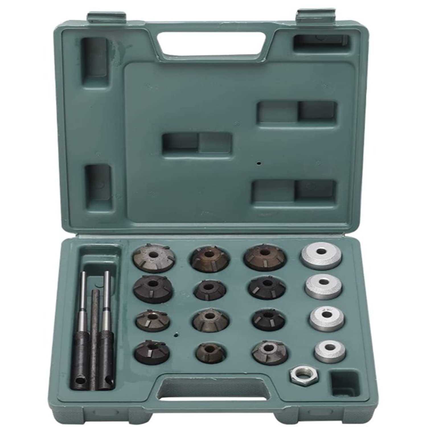 huyear 20pcs Valve Seat Reamer Mini Motorcycle Valve Repair Displacement Cutters Valve Tool Set for Honda Jialing Sanyang - Cheap Fitting