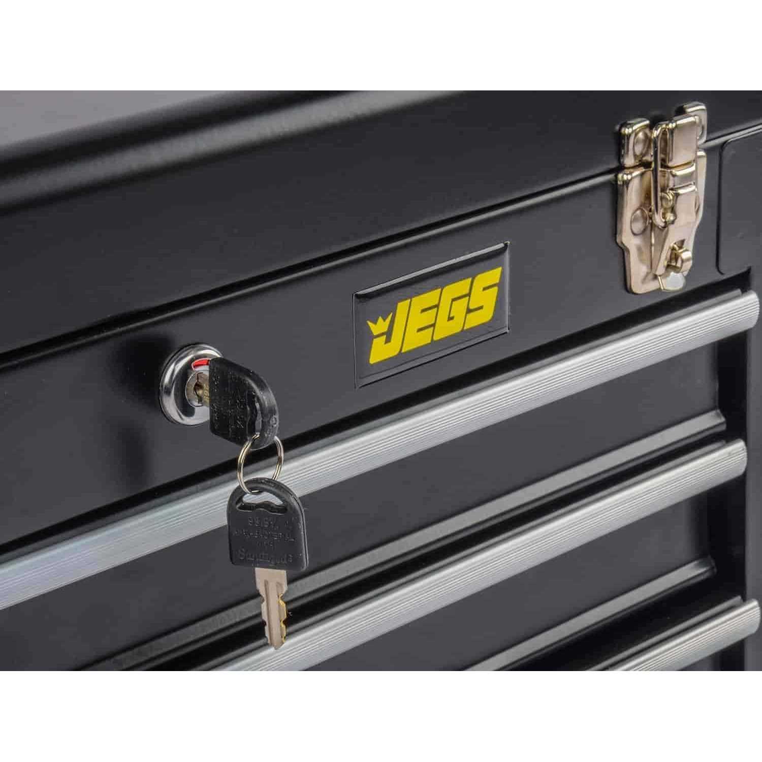 JEGS 81400 Portable 3 Drawer Tool Box - Cheap Fitting