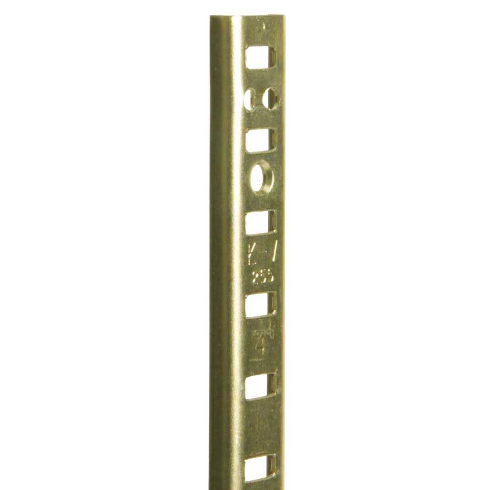 Knape and Vogt KV #255 Steel Pilaster Strip-Brass 255 BR - Cheap Fitting
