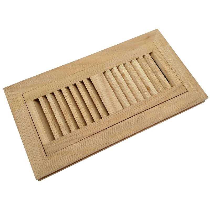 Homewell Oak Wood Floor Register Flush Mount Vent - Cheap Fitting