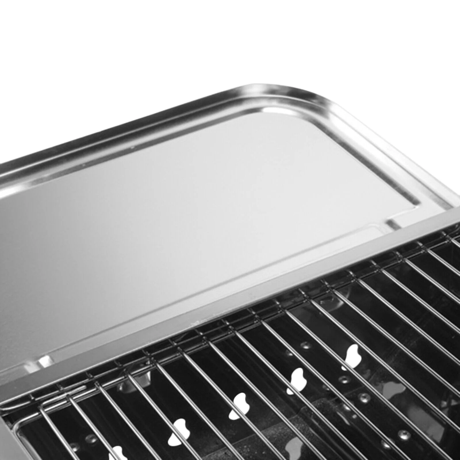 Charcoal Grill, Barbecue Grill Stainless Steel BBQ Smoker Barbecue Folding Portable - Cheap Fitting