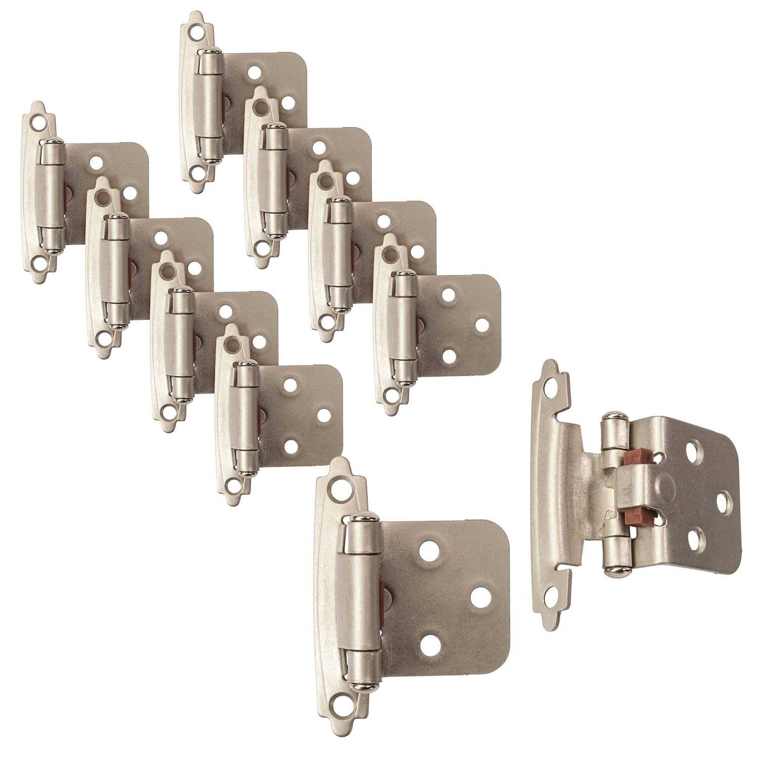 Liberty H0103BL-SN-U1 Self-Closing Overlay Hinge - Cheap Fitting