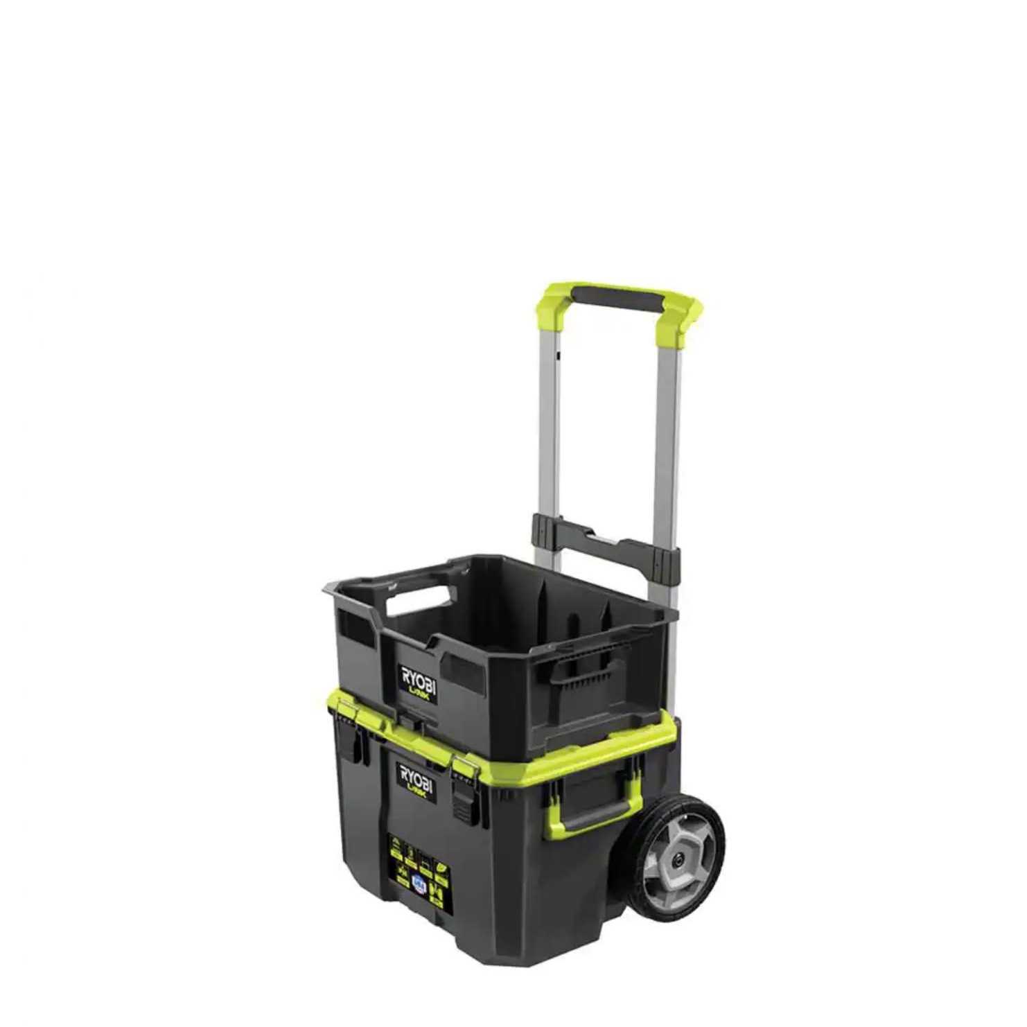 RYOBI LINK Rolling Tool Box with LINK Standard Tool Box and LINK Tool - Cheap Fitting