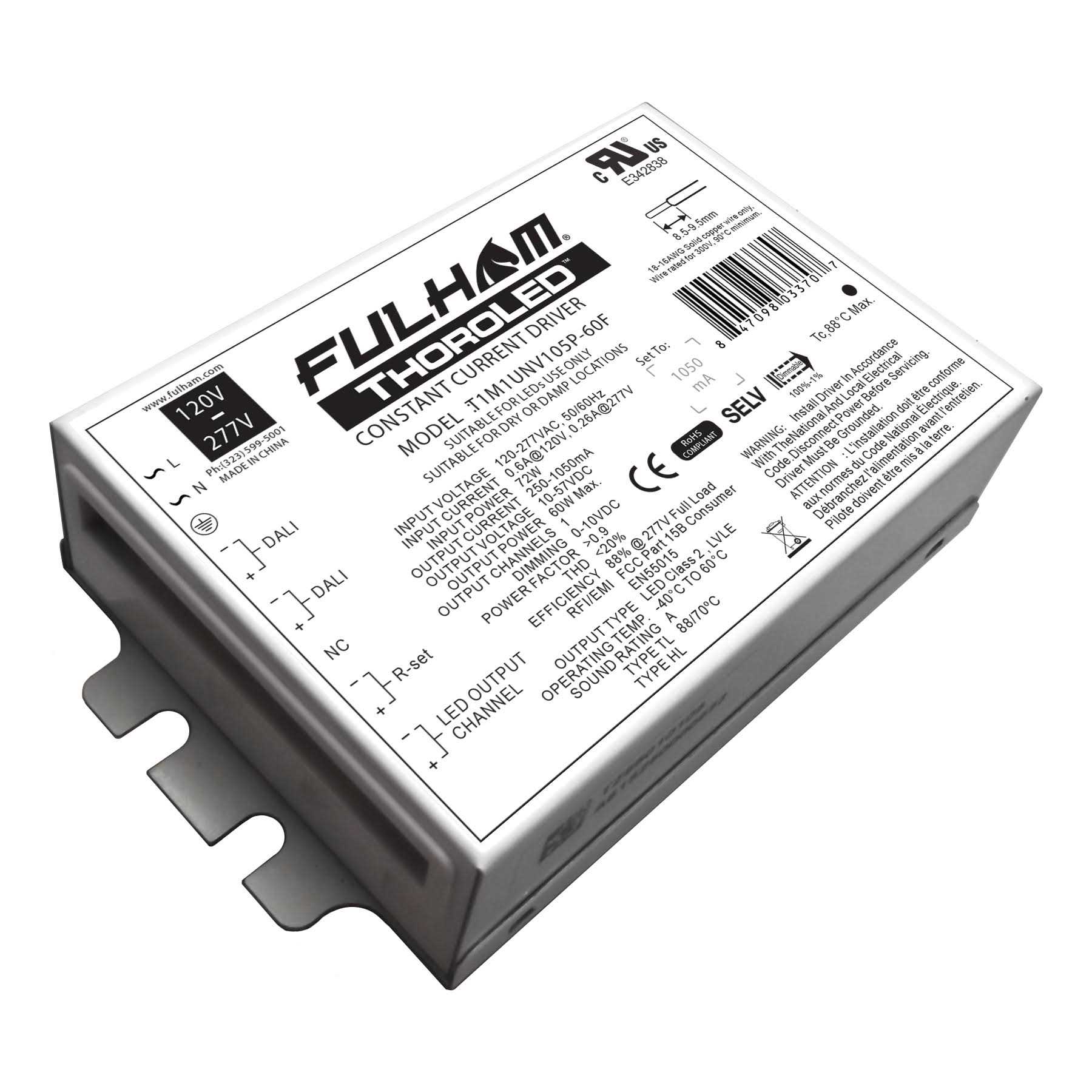 Fulham WorkHorse LED T1M1UNV105P-60F - Cheap Fitting