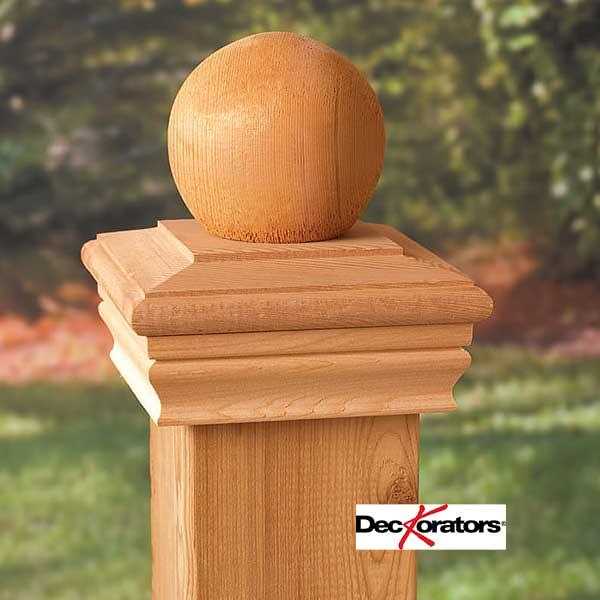 Deckorators Wood Post Cap - Cheap Fitting