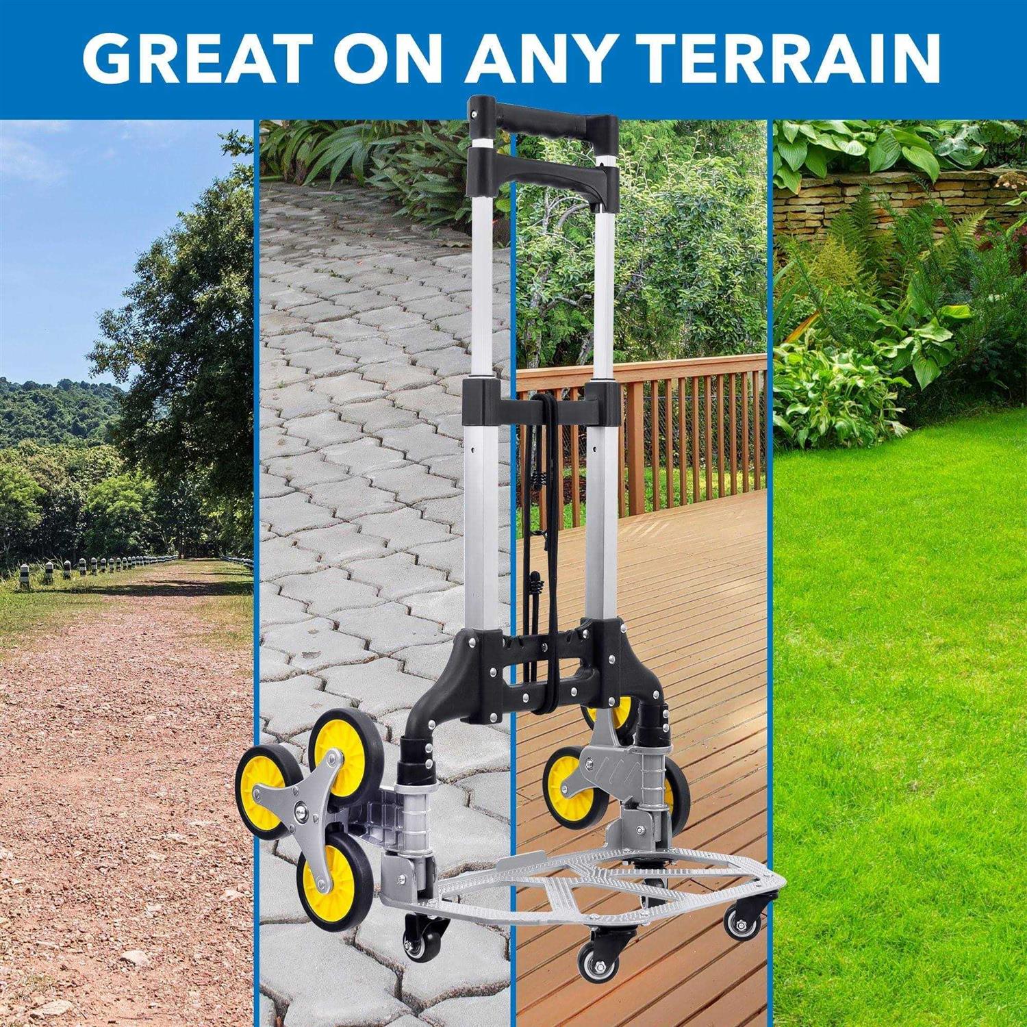 Mount-It! Stair Climber Hand Truck with Foldable Design - Cheap Fitting