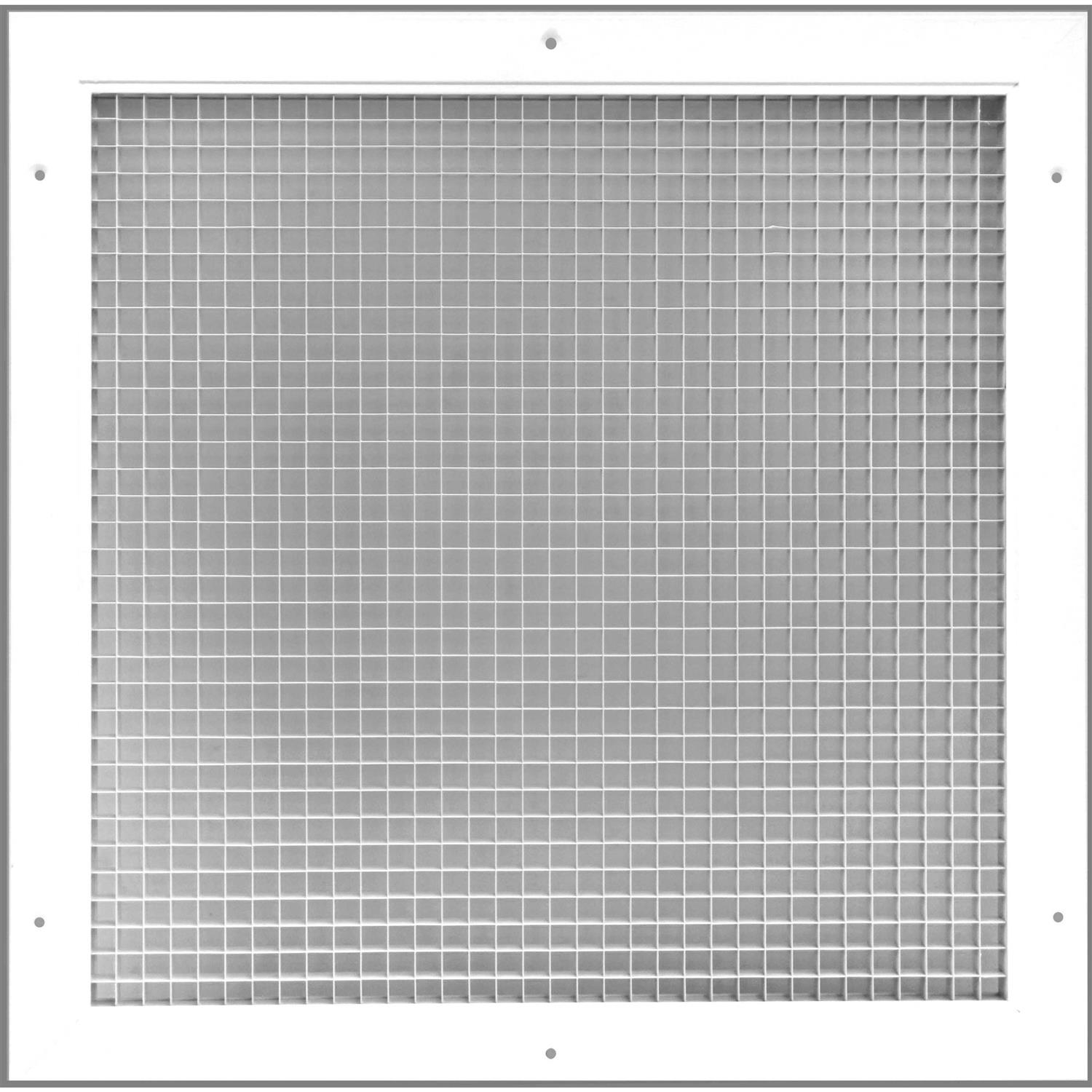 Cube Core Eggcrate Return Air Filter Grille for 1 Filter - Cheap Fitting