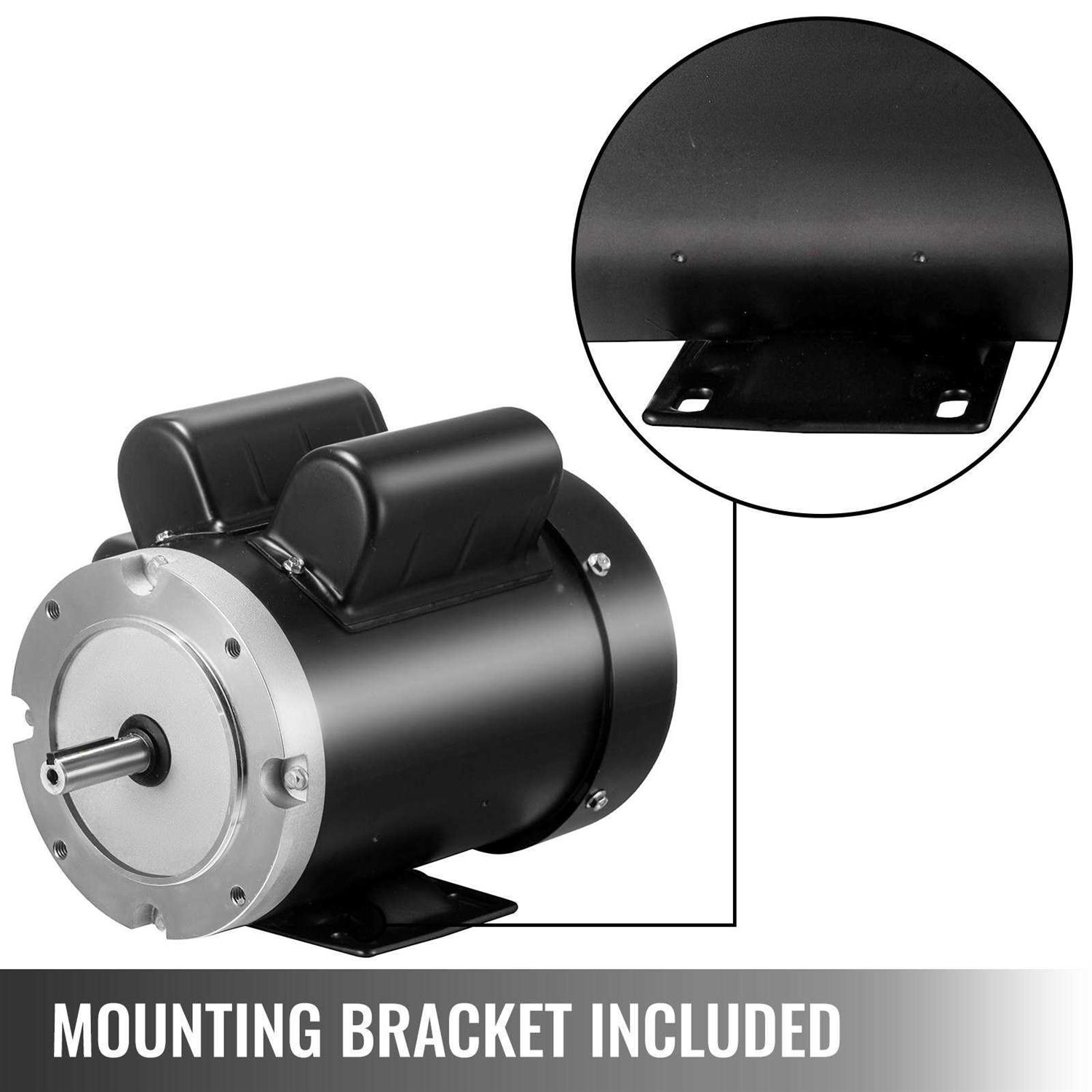 VEVOR 1.5 Hp Electric Motor 56C Frame Single Phase Tefc 115/230 V 141556C DJS141556C0000001V6 - Cheap Fitting