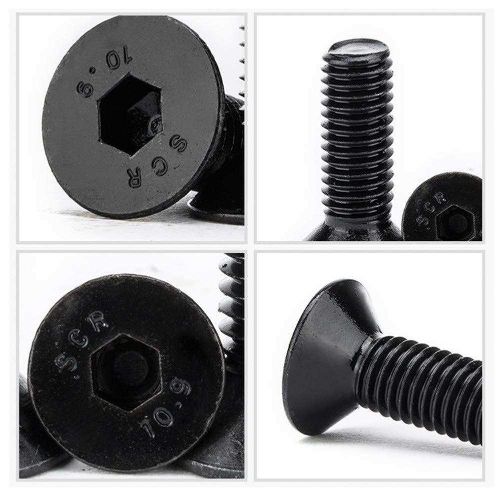 FullerKreg M3-0.5 x DIN 7991 Hex Drive Class 10.9 Black Oxide Finish Alloy Steel Flat Socket Cap Screw - Cheap Fitting