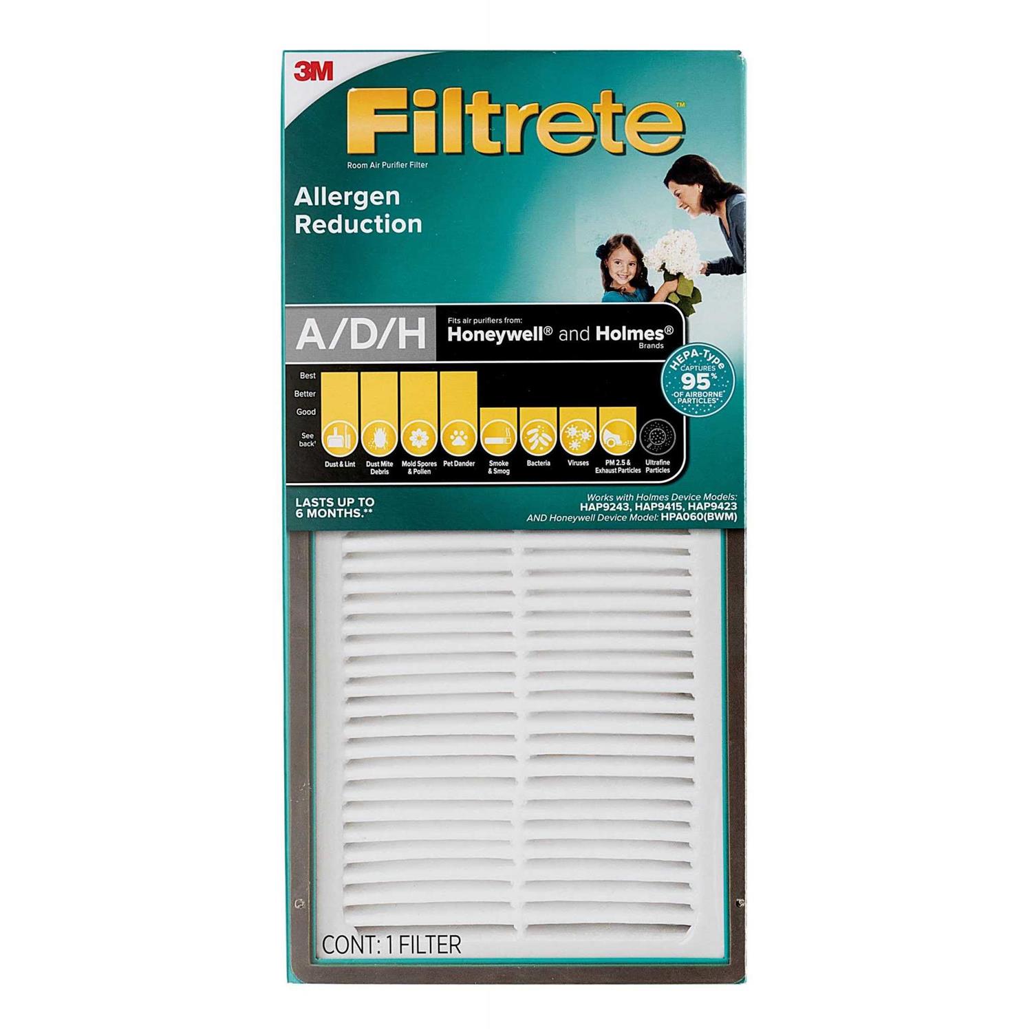 Filtrete by 3M Allergen Reduction HEPA-Type Air Purifier Filter - Cheap Fitting