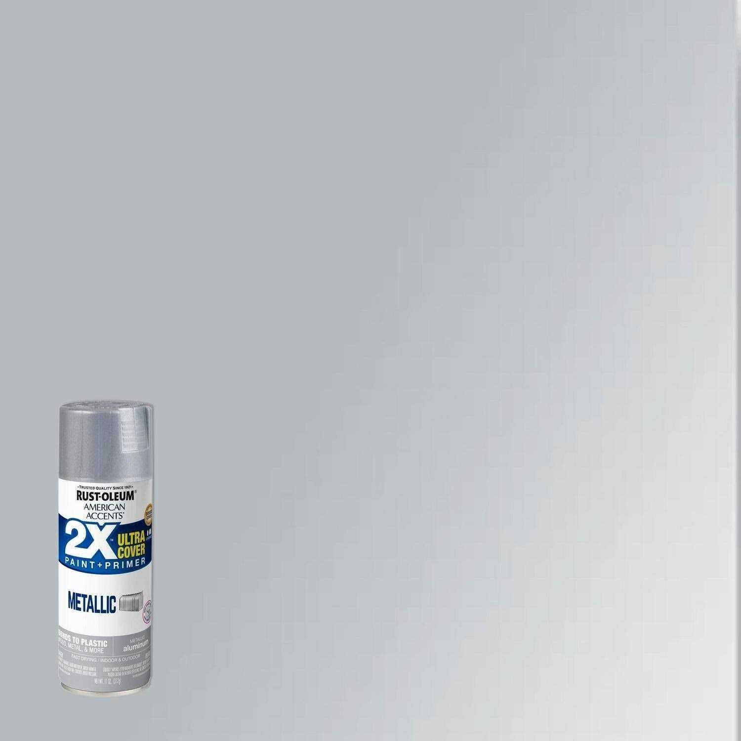 Aluminum Rust-Oleum American Accents 2X Ultra Cover Metallic Spray Paint - Cheap Fitting