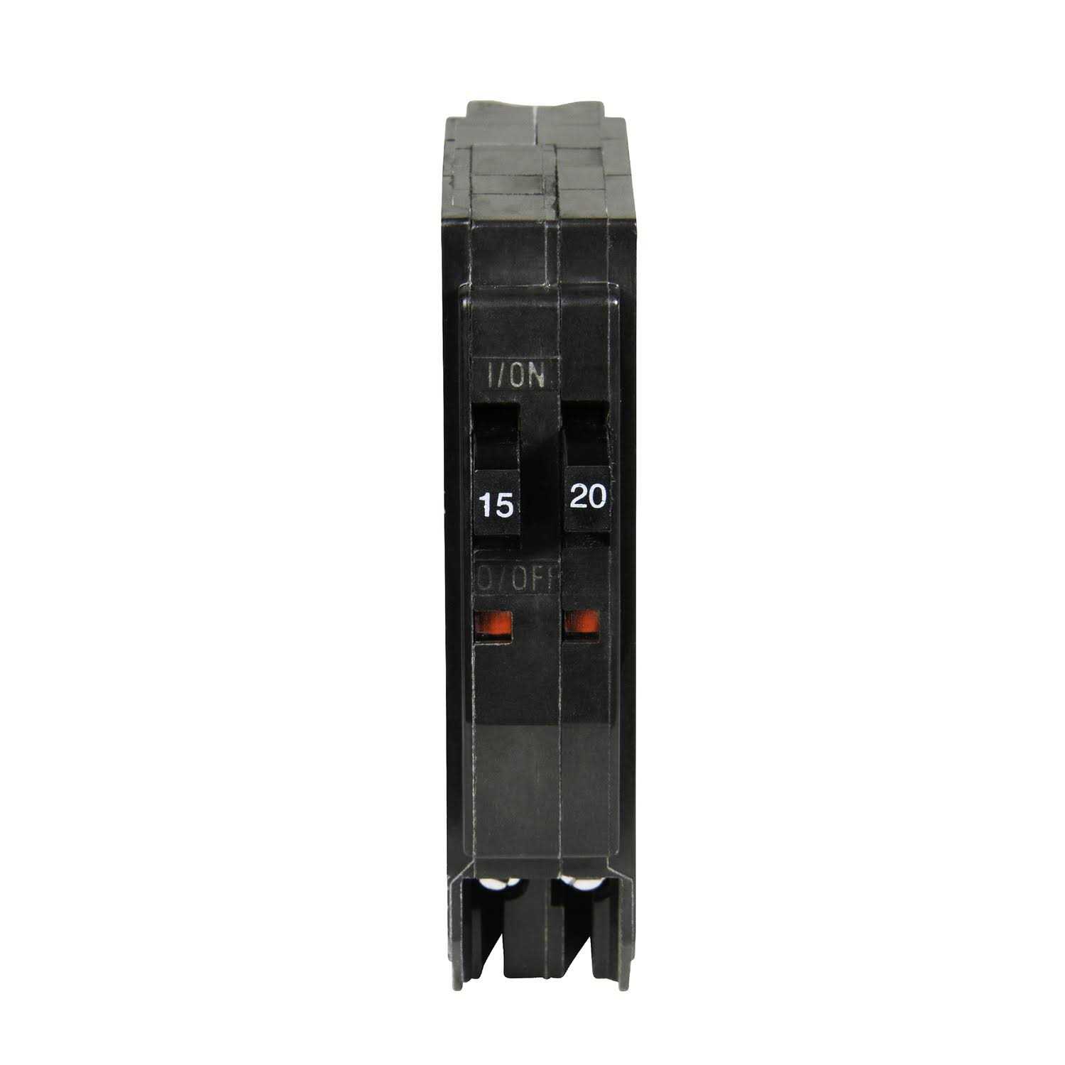 Square D Circuit Breaker 15/20 amps Tandem Single Pole QOT1520CP - Cheap Fitting
