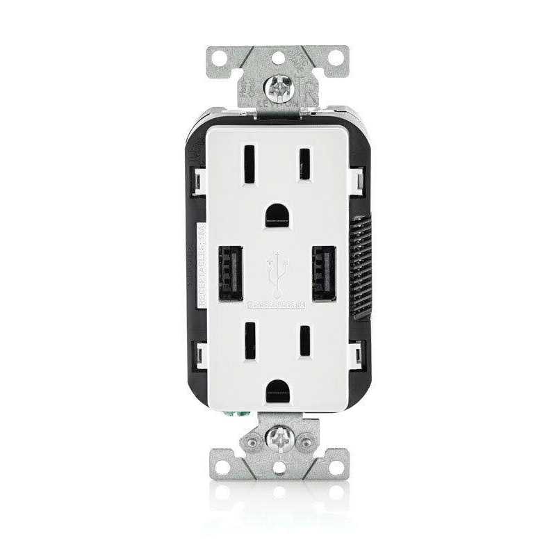 Leviton Decora USB Charger/Outlet - Cheap Fitting