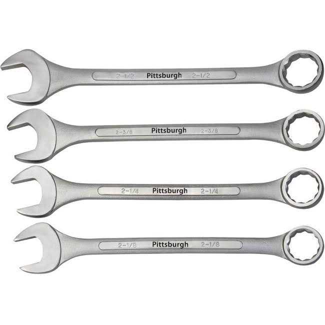 Pittsburgh Super Jumbo SAE Combination Wrench Set - Cheap Fitting