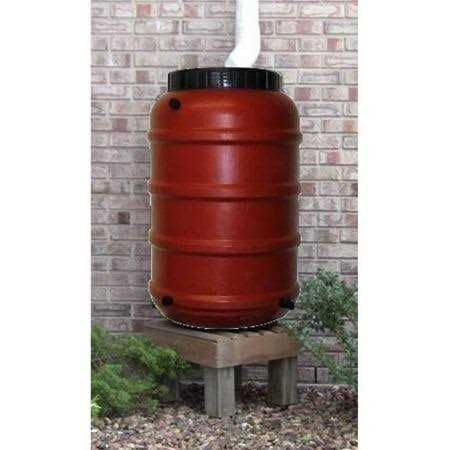 Upcycle Products 55 gal Rain Barrel - Cheap Fitting