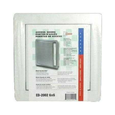 Acudor Products 6 x 6 White Metal Universal Flush Access Door - Cheap Fitting
