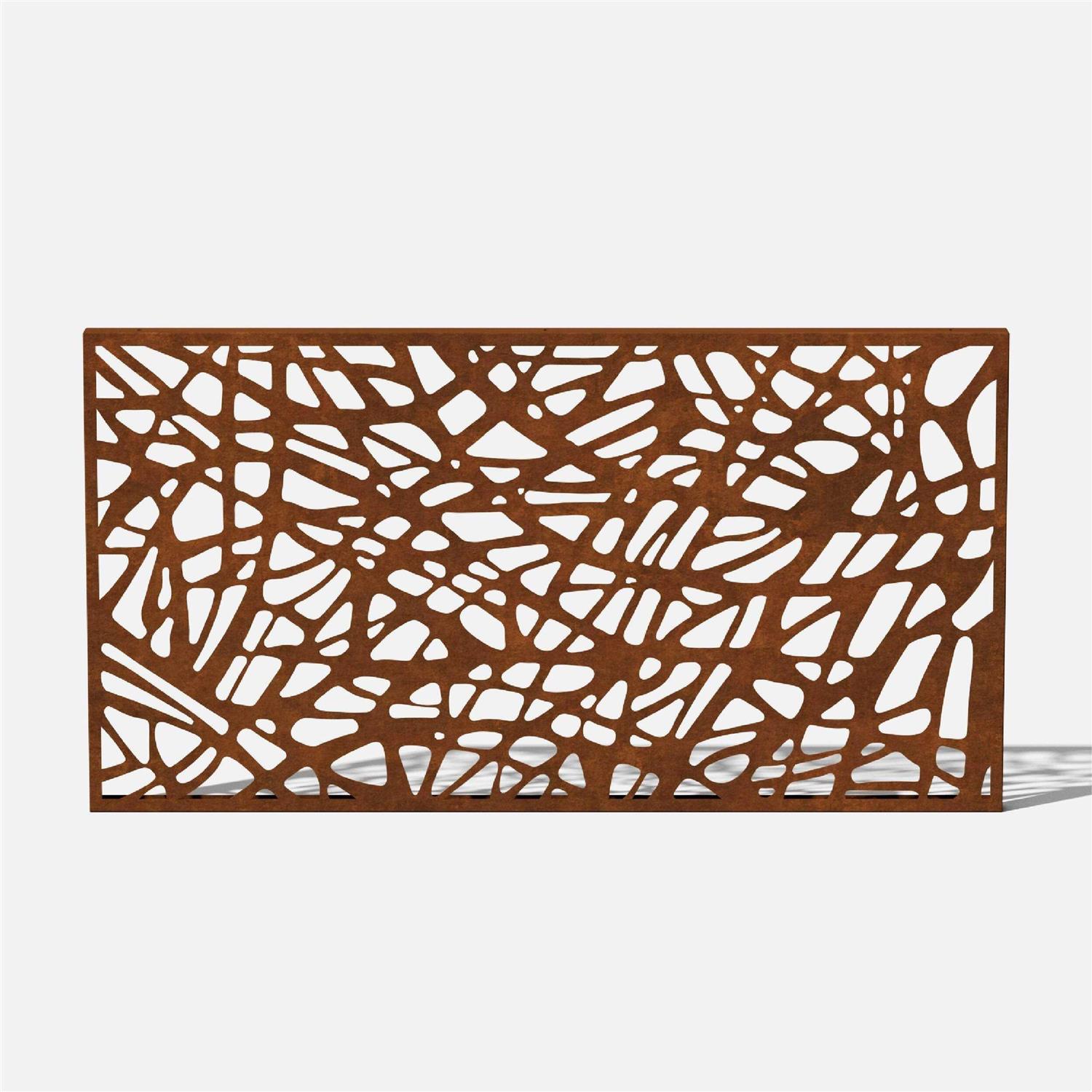 4 ft. H x 2 ft. W Screen Series Blocks Fence Panel Veradek - Cheap Fitting