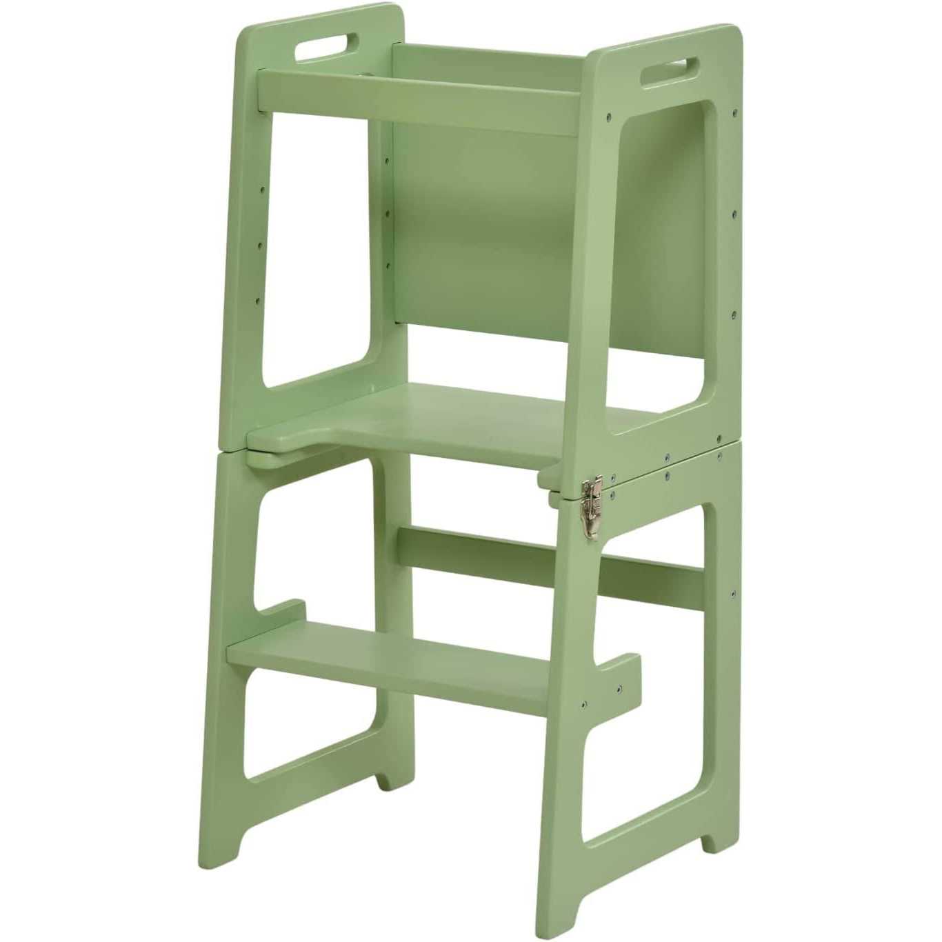 Avenlur Date 4-in-1 Foldable Kitchen Tower Toddler Step Stool with Chalkboard, Desk Table and Chair - Cheap Fitting