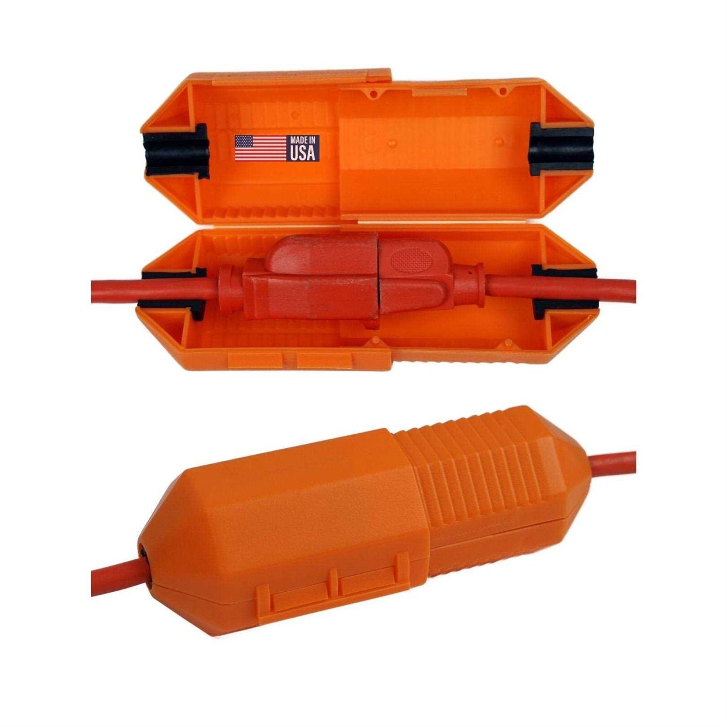 Cordsafe Extension Cord Plug Protector Safety Cover Water-Resistant Indoor Outdoor - Cheap Fitting