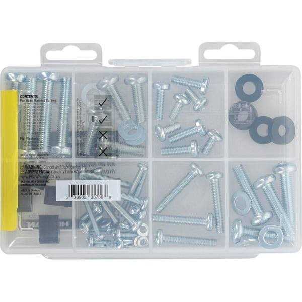 Hillman 64-Piece TV Mounting Screw Kit - Cheap Fitting