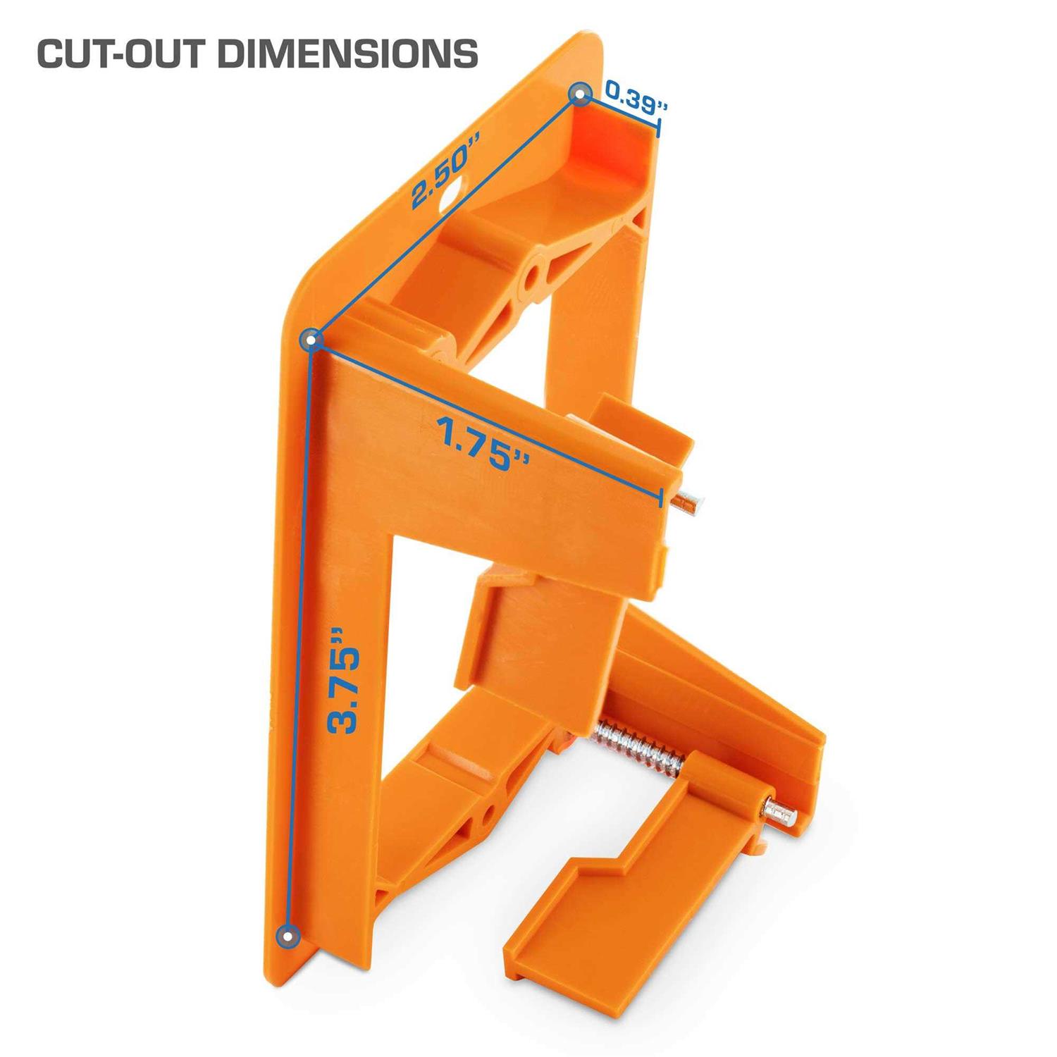 Cmple Low Voltage Mounting Bracket 1 Gang Multipurpose Drywall Mounting Wall Plate Bracket 527-N - Cheap Fitting