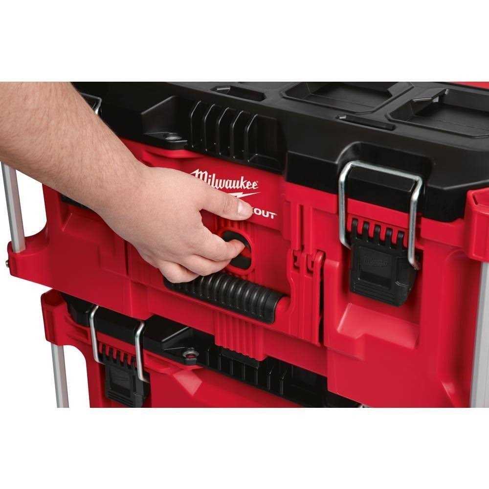 Milwaukee Packout 22 Large Tool Box Red - Cheap Fitting