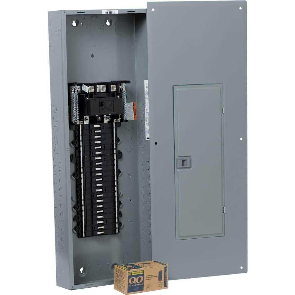 Square D QO 200 Amp 42-Space 42-Circuit Indoor Main Breaker Plug-On Neutral Load Center with Cover QO42M200PCVP - Cheap Fitting