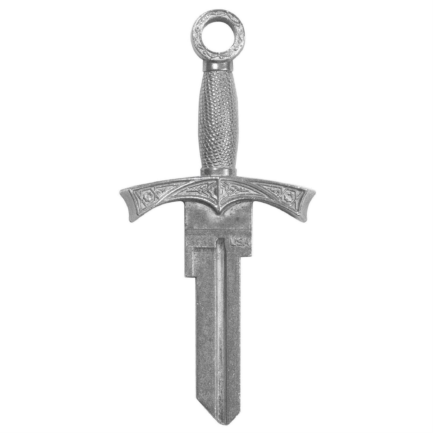 Lucky Line Forged Key Shapes Sword House Key Blank Double for KW1 - Cheap Fitting
