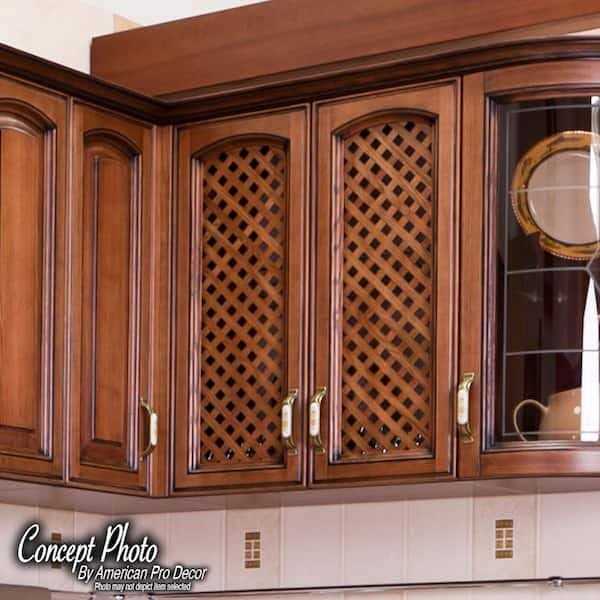 American Pro Decor 23-5/8 in. x 47-1/4 in. x 1/8 in. Unfinished Diagonal Solid North American - Cheap Fitting