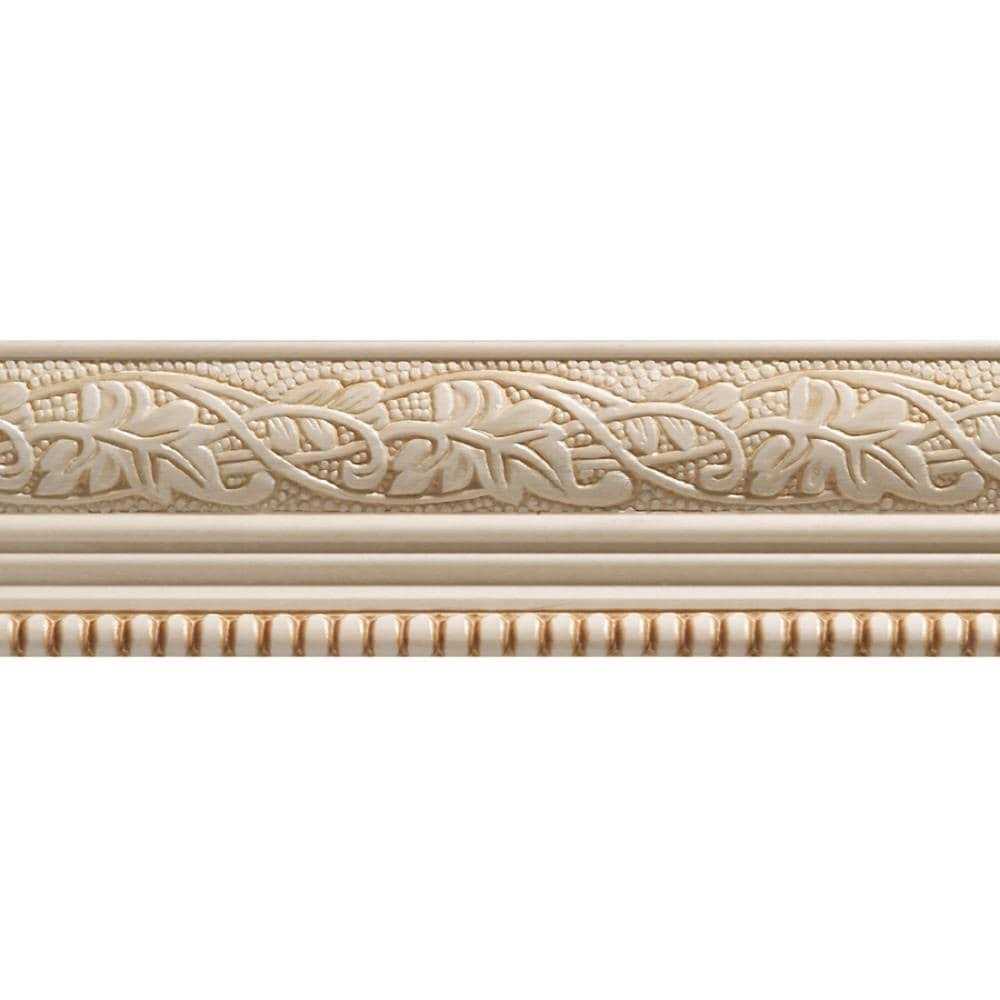 Ornamental Mouldings 2-1/4-in x 8-ft White Hardwood Unfinished Chair Rail Moulding - Cheap Fitting