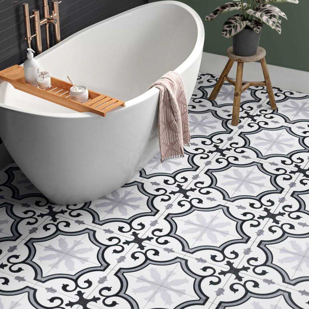 Merola Tile Lacour 10 x 10 Porcelain Patterned Wall & Floor Tile - Cheap Fitting