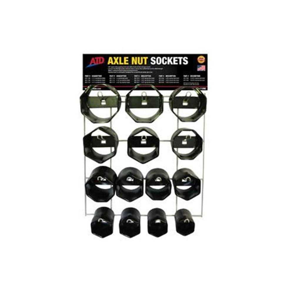 ATD Tools 11292 14-Pc Axle Nut Socket Display - Cheap Fitting