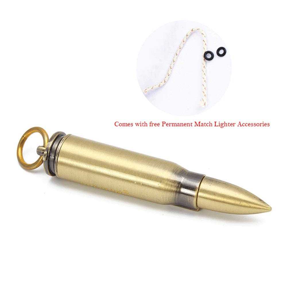 Biastnr Permanent Match Metal Matchstick Flint Fire Starter Keychain Lighting Sticks Reusable Immortal Lighter for Camping Hiking Emergency - Cheap Fitting