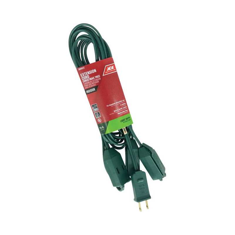 Ace Extension Cord Green - Cheap Fitting