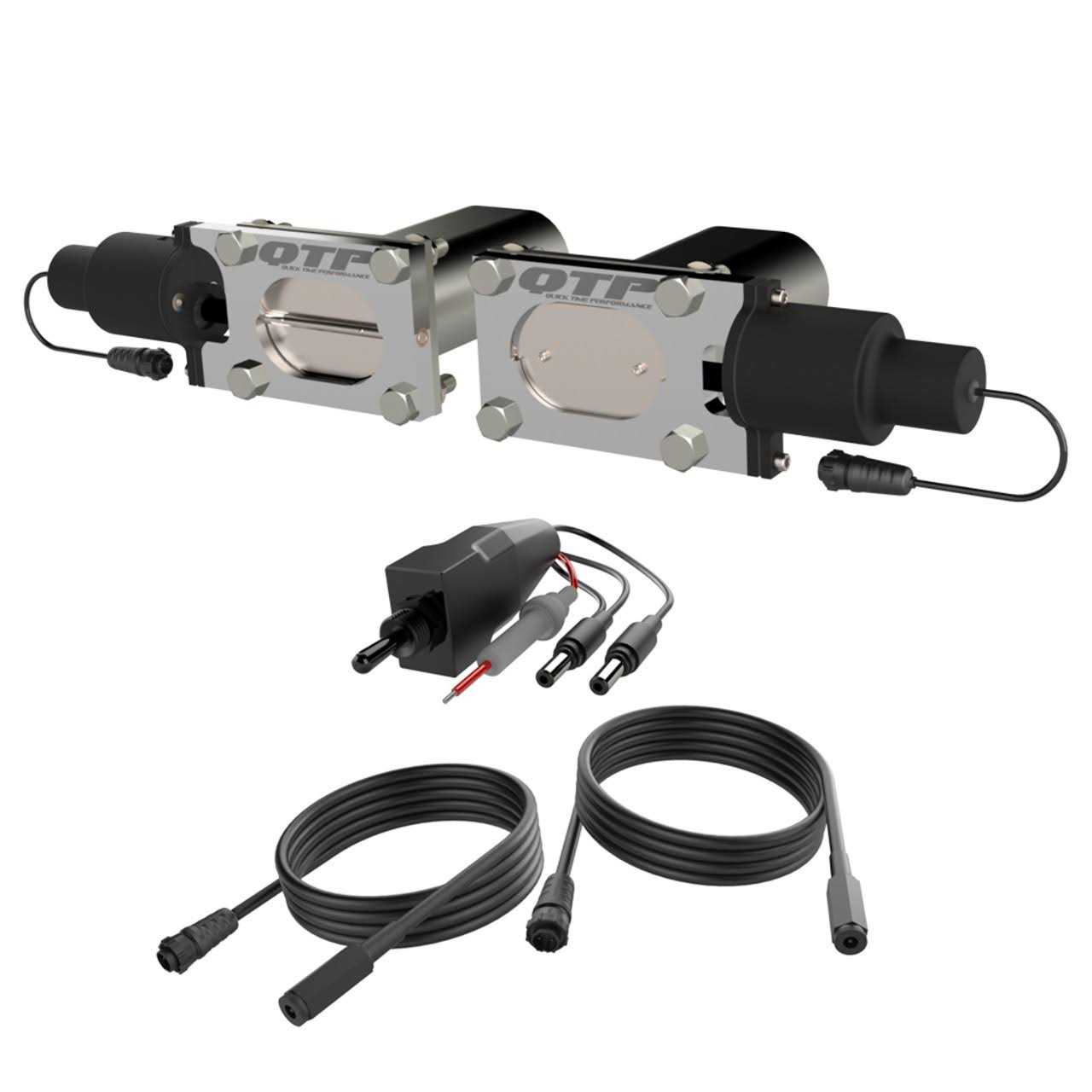 QTP Bolt-On QTEC Dual Low Profile Oval Electric Cutout Valves QTEC66 - Cheap Fitting